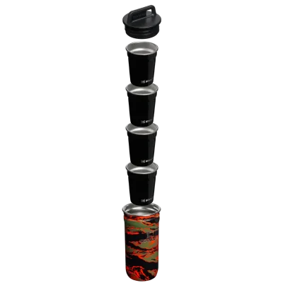 Stanley 1913 x Devin Booker Pre-Party Flask + Shot Glass Set